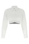 Alexander Wang Cropped Shirt Size 4 In White