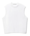 Alexander Wang Cropped Tank Top In White