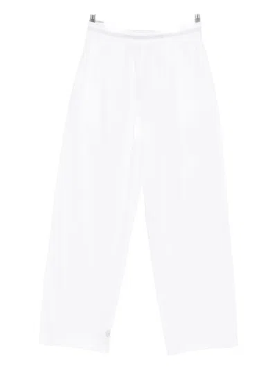 Alexander Wang Cropped Trousers In White