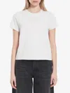 Alexander Wang Cropped Tshirt With Logo In White