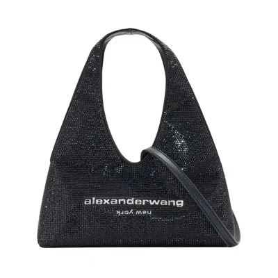 Pre-owned Alexander Wang Crossbody Strap Pike Mini Hobo 'black' | Women's Size Onesize
