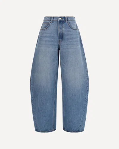 Alexander Wang Crystal Balloon Jeans In Multi