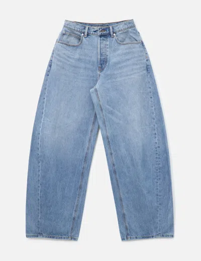 Alexander Wang Crystal Blow Up Jean In Blue