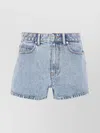Alexander Wang Crystal Embellished Mini Denim Shorts