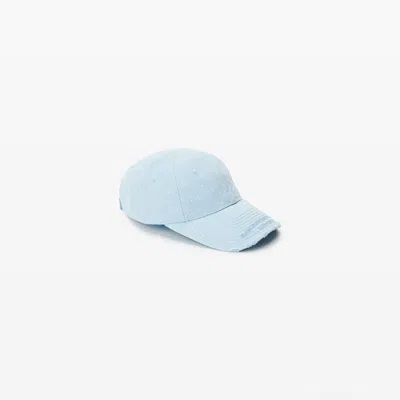 Alexander Wang Crystal Embellished Distressed Baseball Cap