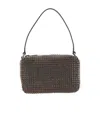 Alexander Wang Heiress Crystal-embellished Mini Bag In Black