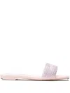 Alexander Wang Crystal-embellished Sandals In Multi