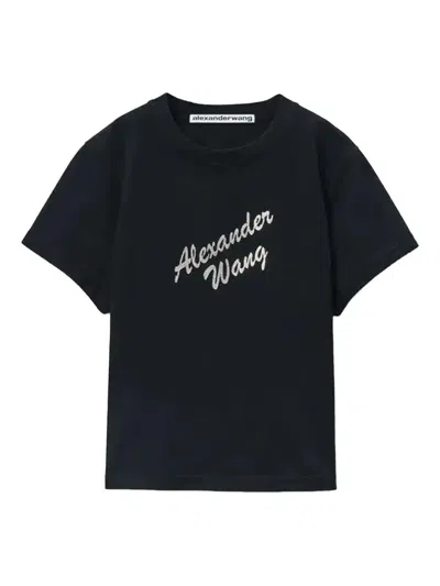 Alexander Wang Crystal-embellished T-shirt
