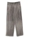 Alexander Wang Crystal-embellished Track Pants In Gray