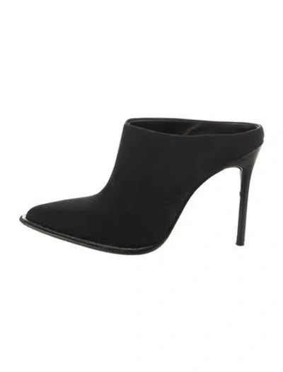 Pre-owned Alexander Wang Crystal Embellishments Boots In Black
