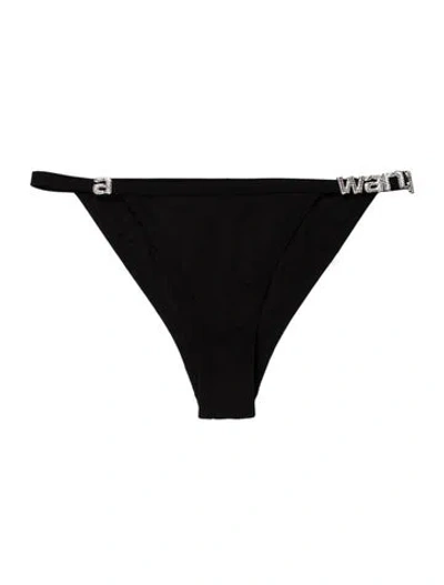 Pre-owned Alexander Wang Crystal Embellishments Bottoms W/ Tags In Black