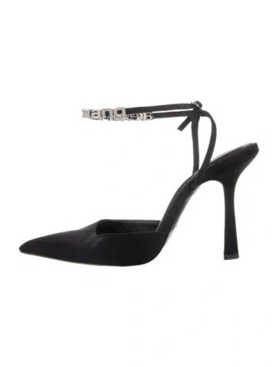 Pre-owned Alexander Wang Crystal Embellishments Pumps In Black