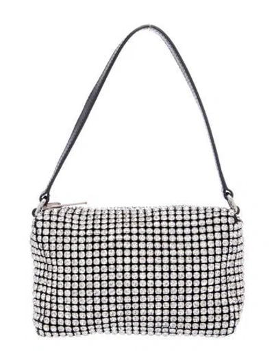 Pre-owned Alexander Wang Crystal Evening Bag In Black/silver