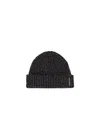 Alexander Wang Rib Beanie With Allover Hotfix Crystal Accessories In Black