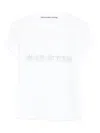 Alexander Wang Crystal Hotfix Logo Cotton Baby T-shirt Clothing In White
