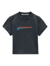 Alexander Wang Crystal Hotfix Star Jersey T-shirt