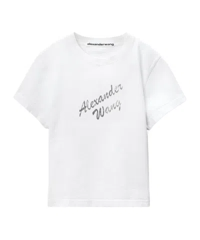 Alexander Wang Crystal Rhinestone T-shirt