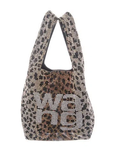 Pre-owned Alexander Wang Crystal Top Handle Bag In Multicolor