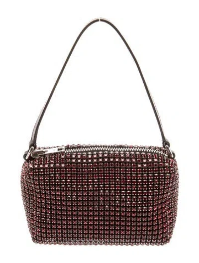 Pre-owned Alexander Wang Crystal Top Handle Bag In Pink