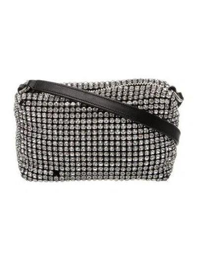 Pre-owned Alexander Wang Crystal Top Handle Bag In Transparent