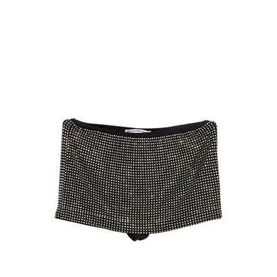 Alexander Wang Crystal-embellished Skirt In Black