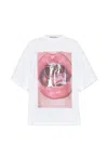 Alexander Wang Cube Oversized T-shirt In White