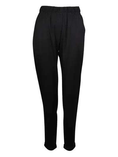 Pre-owned Alexander Wang Cuffed Twill Trousers In Black