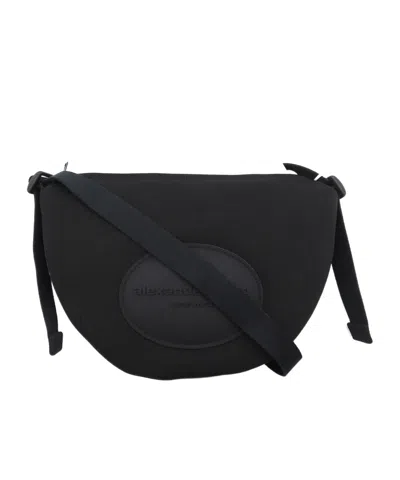 Alexander Wang Curved Shoulder Bag In Black