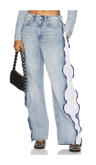 ALEXANDER WANG CURVED ZIPPER PANT