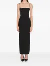 Alexander Wang Midi Slip Dress In Black