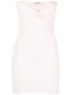 Alexander Wang Cut-out Detail Tube Dress In Neutrals