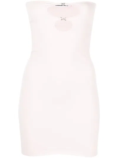 Alexander Wang Cut-out Detail Tube Dress In Neutrals