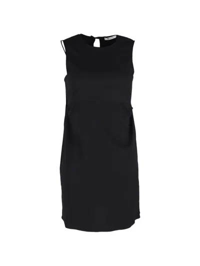 Pre-owned Alexander Wang Cut-out Mini Dress In Black