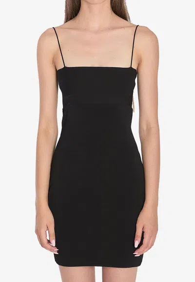 ALEXANDER WANG CUT-OUT MINI SLIP DRESS