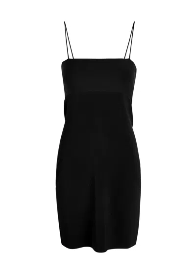 Alexander Wang Cut-out Stretch-knit Mini Dress In Black