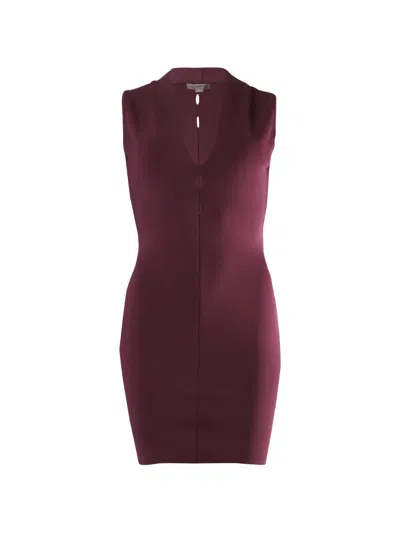 Pre-owned Alexander Wang Cutout Bodycon Mini Dress In Red