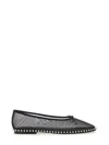 Alexander Wang Lina Studded Mesh Ballet Flats