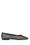 Alexander Wang Lina Studded Mesh Ballet Flats In Black