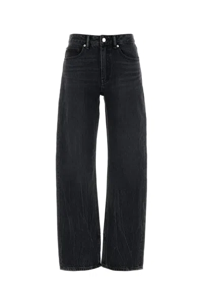 ALEXANDER WANG DARK GREY DENIM JEANS