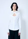 Alexander Wang Women Deconstructed Button-down Shirt In White
