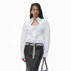 Alexander Wang Deconstructed Button-up Shirt In White