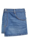 Alexander Wang Mini Skirt In Blue