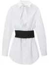 Alexander Wang Deconstructed Mini Dress In White