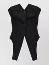 Alexander Wang Deconstructed Strapless Vest Top
