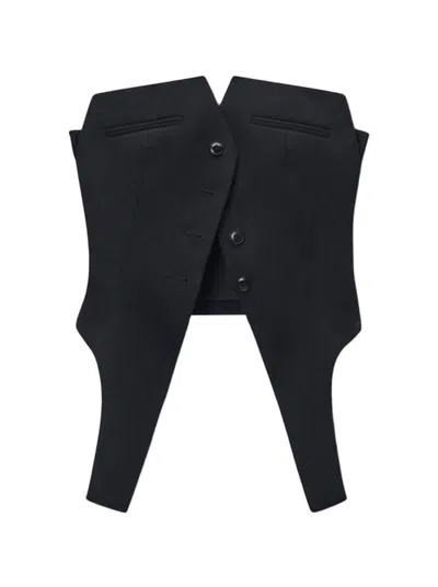 Alexander Wang Deconstructed Vest Black