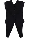 Alexander Wang Deconstructed Wool Vest Top Clothing