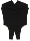 Alexander Wang Deconstructed Wool Vest Top Clothing