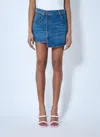 Alexander Wang Mini Skirt In Blue