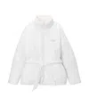 Alexander Wang Decorative Filled Down Jacket In White