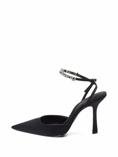 Pre-owned Alexander Wang Delphine Ankle-strap Heeled Pumps In Black